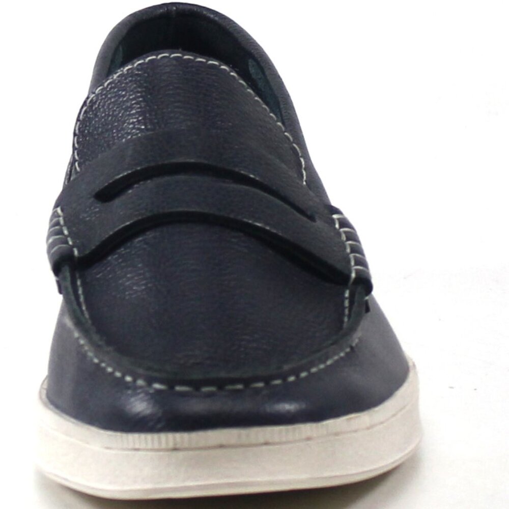 DIBA TRUE NAVY GENUINE LEATHER LOAFER